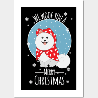 Christmas gift for Samoyed mom or Dad or samoyed lover t shirt Posters and Art